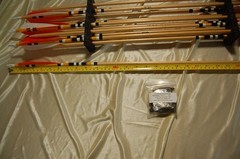 Rose City Archery Port Orford Cedar Fancy Arrows 11/32 28in 50/55LB Parabolic