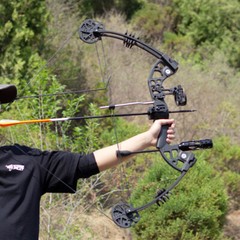 30-60lbs Adjustable Compound Bow Arrows Kit Archery Shooting Hunting Target Set