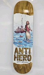 Jeff Grosso – Anti Hero Skateboard-Walk On Water – Fresh – NEW – See Pics