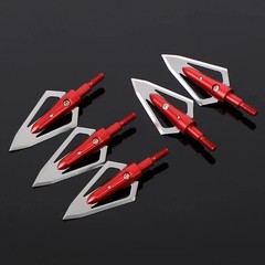 6/12pcs Hunting 100 Grain Broadheads Arrowheads for Outdoor Hunting Shooting
