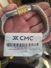 CMC Rescue Pro Steel Carabiners Rope Rescue NFPA G Rated High Angle Screw Lock