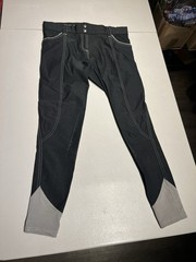 GhoDho Pants Women’s 30 Black Equestrian Knee Grip Riding Breeches Nylon 31×27.5