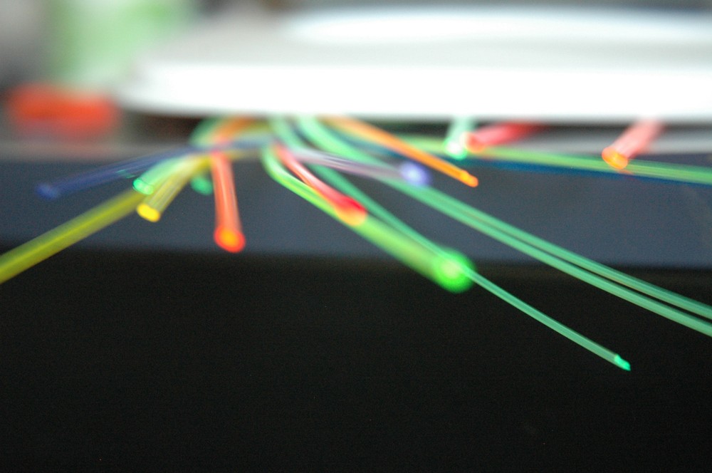 FIBER OPTICS .010 GREEN 1 FOOT 1ST CLASS POSTAGE