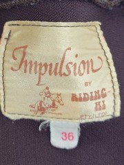 Impulsion Riding Pants Breeches Womens 36 Brown Horse Equestrian