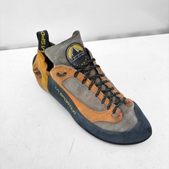 La Sportiva Finale Rock Climbing Shoes Mens 12 Grey Orange Lace Up