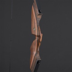 60″ Takedown Recurve Bow 25-60lbs Limbs Wooden Bow Archery Hunting Arrows Target