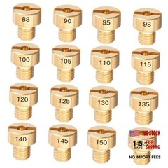 16pcs Carburetor Jet Kit,Main Jets 88 90 95 98 100 105 110 115 120 125 130 135