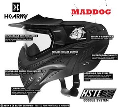 CLEARANCE Maddog HK Army HSTL Paintball Airsoft Mask Thermal Anti Fog Goggle