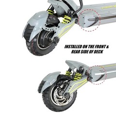 LED Deck Side Covers for AUSOM F1 MAX MUKUTA 10 PLUS Electric Scooter Guard Ligh
