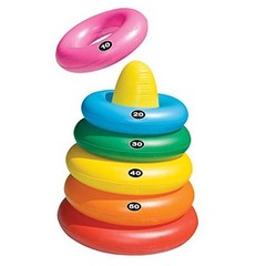 Giant Ring Toss Game Multicolor, 46-3/4inx54in 46-3/4inx54″