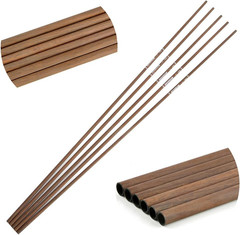 31 Inch 6.2Mm Archery Pure Carbon Hunting Arrow Shaft Tubes Spine 340 400 500 60