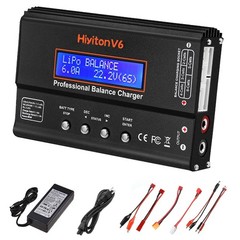 Lipo Battery Charger, 1S-6S Balanced Charger Discharger, 1-6S Lipo Li-ion NiM…