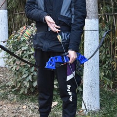 Alloy recurve bow 40 lbs draw weight metal bow available in three colors