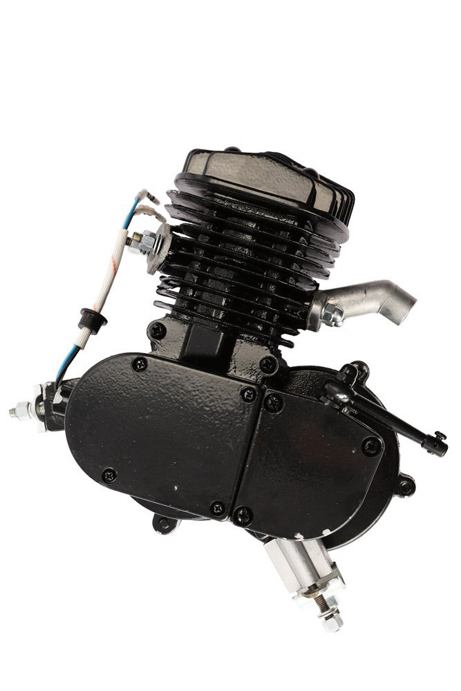 BRAND NEW 66cc 80cc 2-Stroke Gas Engine Motor For Bicycle BLACK I EN05-BASIC