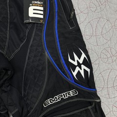 NEW Empire Paintball Pants Black Blue Contact TZ Padded / Men’s X-Large
