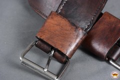 96BH Hilason Western Leather Horse Saddle Girth Cinch Brown