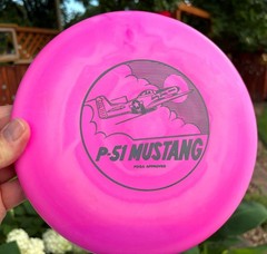 1988 P-51 Mustang Lightning Vintage Disc Golf Warplane Airplane Warbird #2218