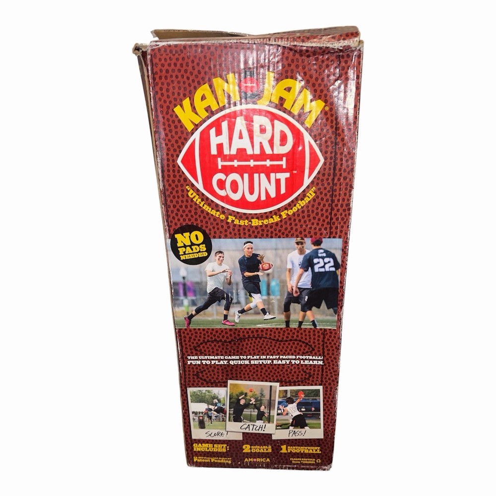 Kan Jam Hard Count Football Game With 2 Goals (Brand New OPEN BOX)