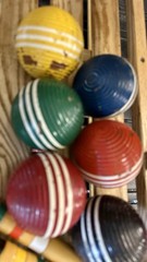 Vintage Forster 6 Player Wood Croquet Set Complete (No Bag)