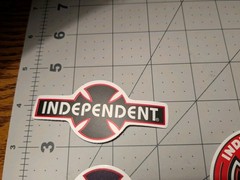 Independent Truck Company Vinyl Sticker Skateboarding Skate Decal 3in, 2in
