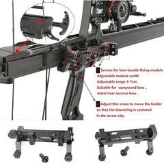 Archery Shooting Rapid Bow Shooter Launcher 6 Arrows Compound Recurve Bow Hunt