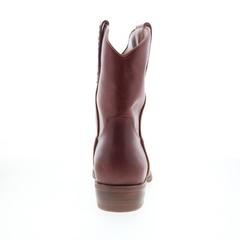 Dingo Lefty Western Boot DI-212 Mens Burgundy Leather Slip On Western Boots
