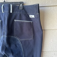 Piper by SmartPak Equestrian Horse Navy Blue Riding Pants Womens SZ 46 Reg
