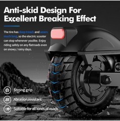 80/65-6 Scooter Tire Off-Road, 10 Inch Replacement Thickened Pneumatic Tire