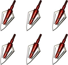 6/12pcs Hunting 100 Grain Broadheads Arrowheads for Outdoor Hunting Shooting