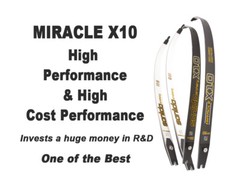 66/68/70″Archery X10 ILF Limbs Carbon Fiber Graphite Recurve Bow Limbs Shooting