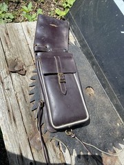 DARTON Archery Hip Quiver Brown Excellent Vintage Right Hand Pocket