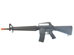 Used Airsoft Gun Rifle Spring Powered BBTac M16A2 Full Size
