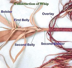 Genuine Leather Stock Whip Heavy Duty 04 to 12 Feet Long 16 Plaited Bull Whip