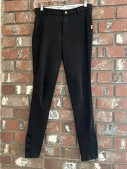 NEW Black Cotton Devon-Aire All pro Hipster Breeches Horseback Riding Small