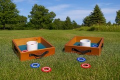 Washer Toss Game Outdoor Games Giant Yard & Lawn Games | Set of 2 Solid Targets
