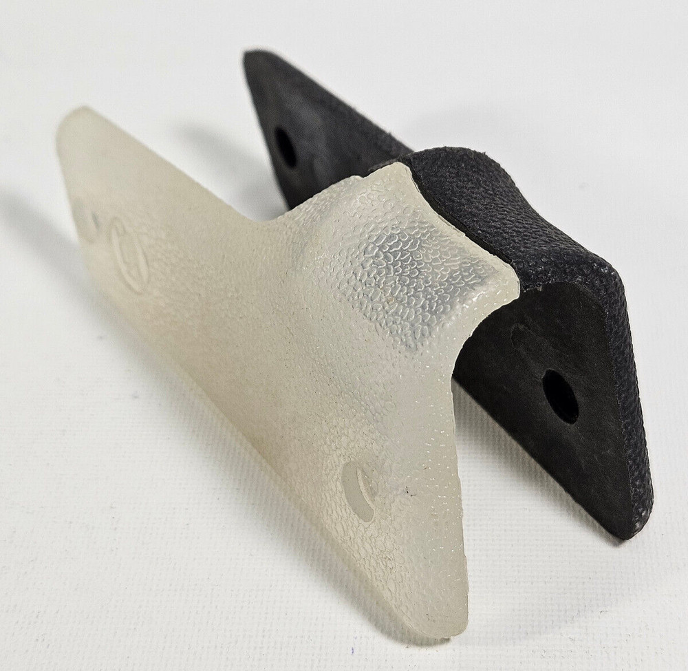 Unique Black and White Yin Yang Paintball Split Wrap Around Rubber Grips