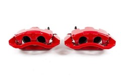 Power Stop S5054 Front Pair of High-Temp Red Powder Coated Calipers For 2007 …