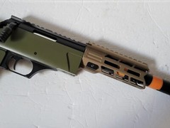 airsoft classic army brozne PDW nemesis accessorie lok system for mfour aeg