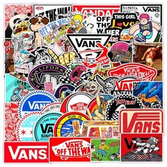 50 Pack Vans Skateboard Stickers Bomb Vinyl Laptop Luggage Graffiti Decals Lot