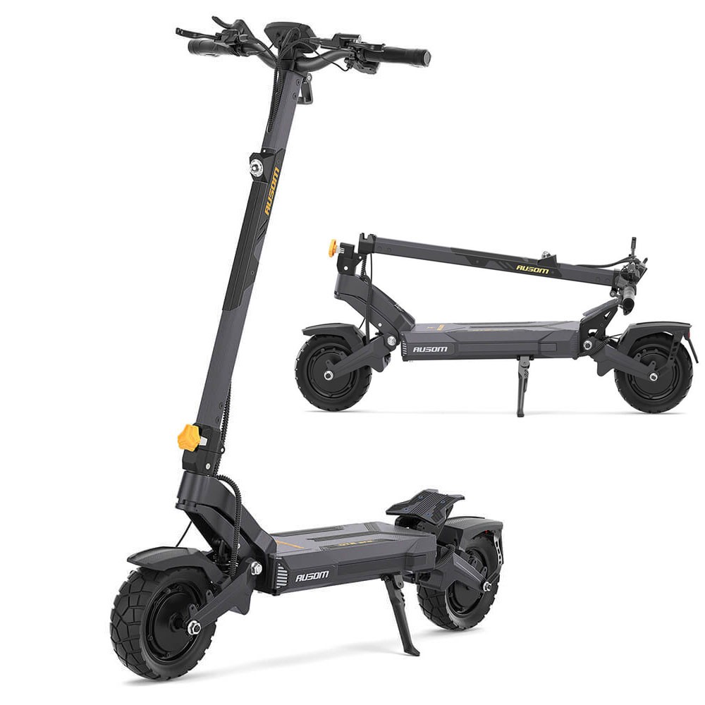 Ausom L2 Max Electric Scooter 2*1000W Motor,56-Miles E-Scooters,287lbs Max Load