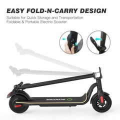 ADULT ELECTRIC SCOOTER 5.2AH HIGH SPEED 25KM/H FOLDING ESCOOTER WATERPROOF HOT~