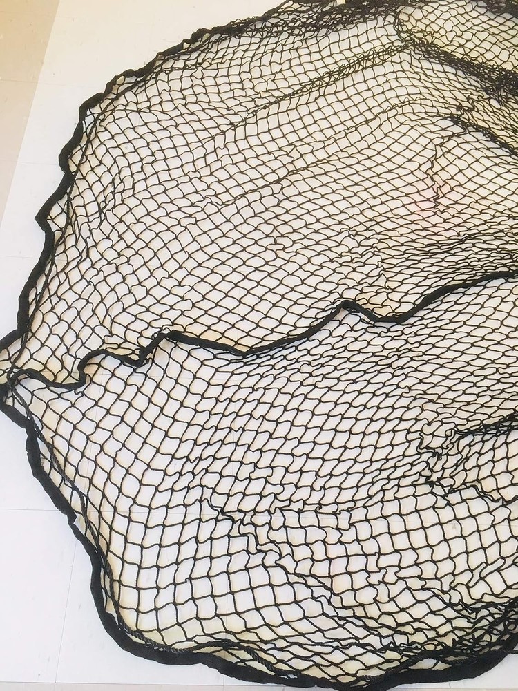 KNOTLESS Heavy Duty 5mm Round Bale Slow Feed Hay Net 6×6 2.5in Holes