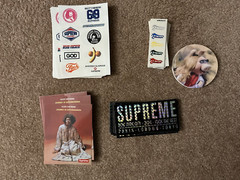 Supreme Assorted Stickers Lot of 5 + 2 random free stickers (Multiple Bundles)