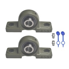 2pcs UCP202-10 Bearing Set For 5/8 in Bore, Self-Aligning Pillow Block Bearings