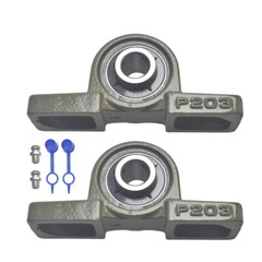 2pcs UCP202-10 Bearing Set For 5/8 in Bore, Self-Aligning Pillow Block Bearings