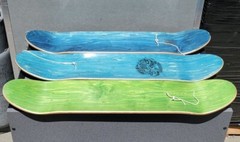 WILL ADLER ESP LOT 3 SKATEBOARD DECKS 32″L x 7 1/2″ W COLLECTABLE