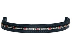 Browband Cable Drk Orange – People On Horses – (3) 17″ 3/4″ – (1) 16″ 3/4″