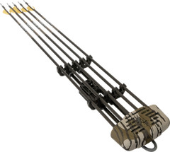 Trophy Ridge Cloak 5 Arrow Quiver Mossy Oak Bottomland Camo and Gray