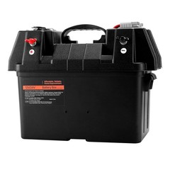 Battery Box, Group 24/ 31 Trolling Motor Battery Box, 12V/ 24V Marine Batteries