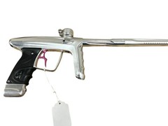 Used DLX TM40 Paintball Marker w/ Case – Dust Silver/Polished Silver
